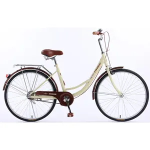 Goedkope Oude Fiets Groothandel Fat Tire City Road Fiets 24 Inch Single Speed Mountainbike Voor Volwassen Met Seat