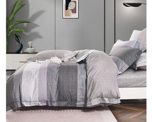 Conjuntos de Capa de Edredom de Algodão Luxuosos Personalizados com Estampa, Novos Conjuntos de Roupa de Cama Estampados, Conjuntos de Lençóis Estampados, Conjuntos de Lençóis com Elástico Estampados - Product Image 6