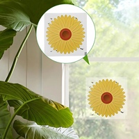 Piège collant double face pour fenêtre, anti-mouches, anti-moustiques, motif animal, super collant, jaune, écologique, sans danger pour les enfants et les animaux domestiques