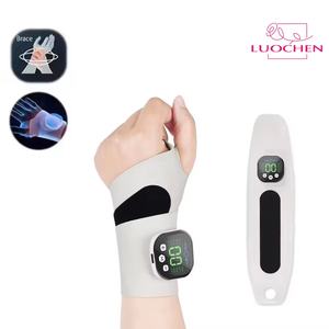 Attelles de poignet pour ténosynovite avec compression, 8 modes de massage par vibration, électriques, pour la gaine tendineuse, rechargeables USB - Product Image 1