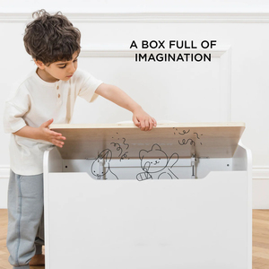 Conception personnalisée à prix compétitif Organisateur de chambre de bébé pour enfants Banc Boîte de rangement de jouets en bois pour enfants <span class=keywords><strong>Coffre</strong></span> - Product Image 5