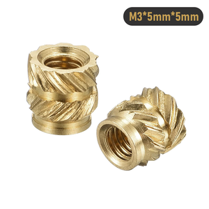 Youqi M2 M3 M4 M5 M6 <span class=keywords><strong>1</strong></span>/<span class=keywords><strong>4</strong></span> "Brass có khía chèn hạt cho nhiệt nhựa siêu âm cài đặt - Product Image 4