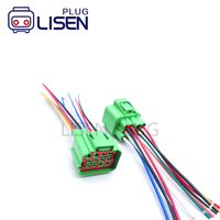 1452299-2 12 Pin TE Connectivity AMP Kabel Harness Lampu Depan Otomotif Betina untuk Volvo S40 S60 S80L XC90 XC60 XC70