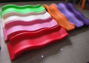 Hot Bán HDPE Nhựa Trẻ Em Trượt Single Wave Slides Phụ Kiện Sân Chơi Trong Nhà Bộ Phận - Product Image 5