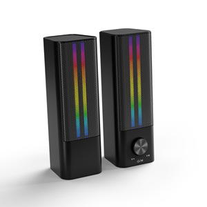ลำโพงตั้งโต๊ะบลูทูธ RGB คุณภาพเสียงสูงสำหรับเล่นเกมคอมพิวเตอร์และระบบเสียงภายในบ้าน - Product Image 1