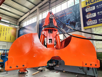 Godet hydraulique flexible à 360° pour excavatrice de 5 à 40 tonnes °   Rotation pour la manutention de matériaux en vrac (charbon, minerais, sable, gravier)