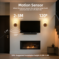 Lampe de nuit sans fil à détecteur de mouvement moderne, magnétique, rechargeable par USB, tactile, murale, lampe de chevet LED pour la maison