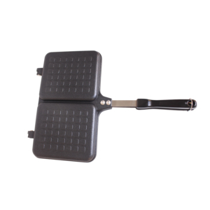 Plancha <span class=keywords><strong>para</strong></span> Sándwiches Antiadherente de Doble Rejilla a Rayas, 25x33cm, con Cierre de Seguridad, <span class=keywords><strong>para</strong></span> Cocina, Hogar y Camping - Product Image 1