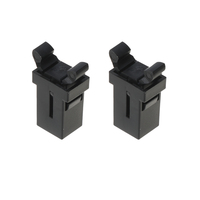 Bouchon de fixation noir en plastique pour barre de toit de voiture, clip de fixation extérieur, accessoire de véhicule