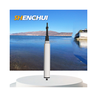 Capteur de couleur de l'eau RS485, capteur de chromaticité, capteur colorimétrique pour les eaux usées, numérique intelligent avec brosse de nettoyage, mesure