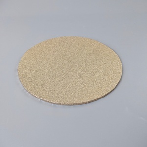 Base Redonda/Cuadrada para Pastel Sunshine de 4/6/8/10/12/14 Pulgadas, 13 mm de Grosor, Dorada/Plateada, para Exhibición de Postres y Repostería - Product Image 4