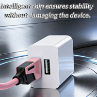 Cargador de Pared USB Portátil de 10W con Doble Puerto y Carga Rápida, 5V 2A, Adaptador de Corriente Universal de Viaje, Compatible con Cámaras y Auriculares, Diseño Ignífugo