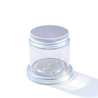 Xypackaging 50ml 50g 1.75oz Pots vides transparents en PET pour échantillons de crème cosmétique et soins de la peau avec couvercles en plastique – Prix de gros