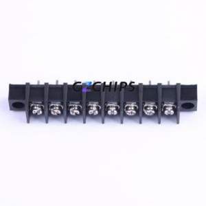 KF55CM-10.0-8P Barrier Terminal Block Through hole Component (THT),P=10mm Connector Two Sides 10mm 1x8P Straight Pin - Product Image 1