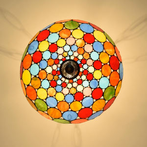 Café Bar lámpara colgante mosaico turco marroquí vidrieras brasero decoración Bohemia salón de belleza luces colgantes - Product Image 5