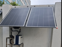 600W-1200W Système de panneau solaire pour balcon sur réseau Micro-onduleur Batterie au lithium Contrôleur MPPT pour usage domestique