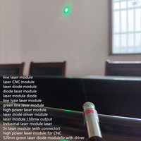 XPL-DM520G80 80mw 520nm Modul Laser Hijau 5.0V Garansi 1 Tahun Harga Kompetitif Baru Ringan 0.05kg Termasuk Catu Daya