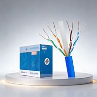 Nueva llegada Cat6 305m nuevo Pvc CABLE CAT6 Ftp Ethernet Cable enrollado blindado Lan Utp Sftp 57mm 4pr alta calidad