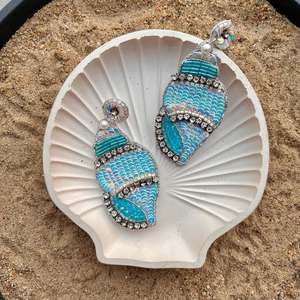 Pendientes Colgantes de Estilo Boho Hechos a Mano con Cuentas, Joyería Étnica de Moda para Mujer - Product Image 3