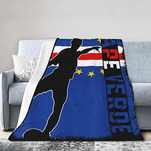 Couverture en flanelle de haute qualité, personnalisée, avec drapeau du <span class=keywords><strong>Cap</strong></span>-<span class=keywords><strong>Vert</strong></span>, chaude et confortable, idéale pour la maison et la voiture - Product Image 3