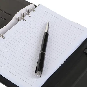 Coffret cadeau de carnet de notes avec stylo et coffret cadeau a5 journal avec agenda en cuir personnalisé de haute qualité