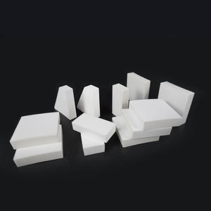 50x50mm berbentuk kubus 99% ubin keramik Alumina 12mm ubin keramik untuk produk keselamatan pelat keras IV - Product Image 4