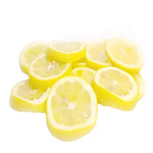 Fatia de frutas naturais com limão/Chá de frutas secas com limão