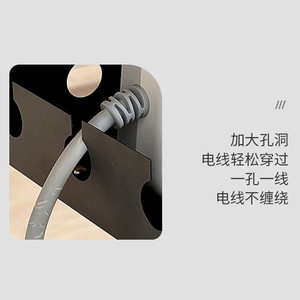 Custom Cable Management Kit Extendable No Drill Under <b>Desk</b> Organizer For <b>Office</b> Desktop Storage Hook Type Rectangle Shape - Product Image 5