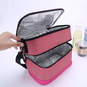 2024 New Arrive Large Capacity Double Layer Insulated Outdoor Cooler <b>Bag</b> <b>Lunch</b> Box <b>Bag</b> - Product Image 4