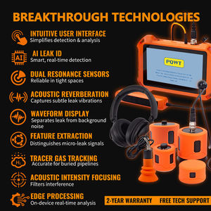 PQWT Smart Indoor Outdoor Klempner Wasser lecks uch gerät PQ125 Serie Ultraschall-Untergrund pipeline Wasser leck detektor - Product Image 3