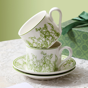 Modern Design Ceramic Porcelain Mug Eco-Friendly Durable Oven/Dishwasher Safe Microwave Safe Business Gift Custom Logo Color - Product Image 1