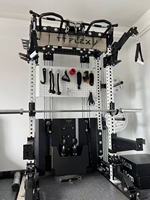 Rack de musculation tout-en-un commercial, équipement de fitness, machine multifonctionnelle Smith Squat Rack pour usage domestique