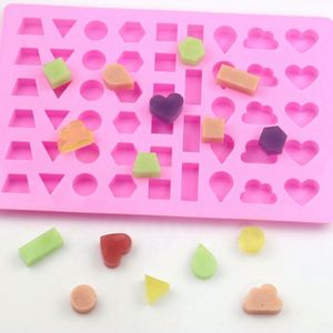 Molde de Silicona Geométrico de Múltiples Formas para Hornear Gomitas, Dulces, Chocolate y Resina, OEM/ODM - Product Image 1
