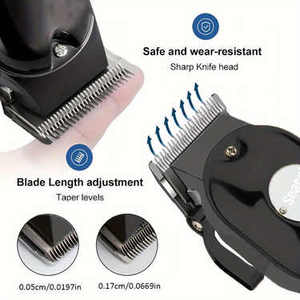 <strong>XY</strong>-8118B Mini Electric Hair <strong>Trimmer</strong> Cordless Universal Serial Bus Shaving <strong>Trimmer</strong> for Men's Professional Beard Beauty - Product Image 6