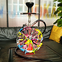 Ensemble de chicha en métal de grande taille, design moderne et unique, de haute qualité, pour roue de voiture