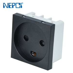 Enchufe de Pared Tipo K Danés NEPCI 80x80mm 250V/13A XJY-QB-68-C para Dinamarca y Groenlandia, Clasificación IP21, Uso Residencial, CE - Product Image 6