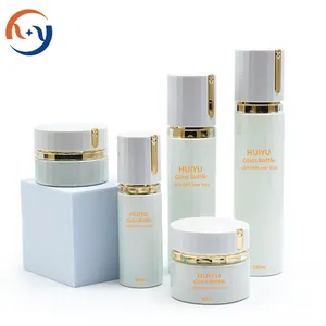 Luxury Skincare Packaging Cosmetic Bottles And Jars Sets 30g 50g 40ml 100ml 120ml Glass Spray Lotion Containers