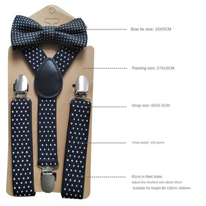 Fuente transfronteriza 2,5 CM Tres Clipse En FORMA DE <span class=keywords><strong>Y</strong></span> <span class=keywords><strong>Traje</strong></span> de pajarita <span class=keywords><strong>Tirantes</strong></span> elásticos para niños <span class=keywords><strong>y</strong></span> niñas - Product Image 2