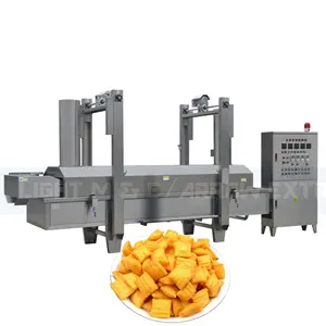 Hot Sale Full Automatic Continuous Belt Fryer Batch Frying Machine