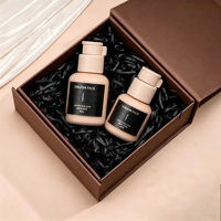 Botol Foundation Kosmetik Bentuk Lucu 30ml 50ml Pegangan Nyaman Mudah Dibawa Kepala Pompa Warna Dapat Disesuaikan