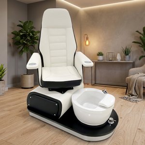 Fauteuil de bain de pieds moderne avec massage électrique, rotatif et réglable, pour centre de spa et salon de manucure - Product Image 1