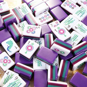 En Stock: Fichas de Mahjong Modernas de Acrílico de 32 mm, Personalizables, de Cuatro Capas y Bloques de Color, para Fiestas y Entretenimiento - Product Image 1