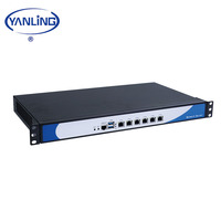 Serveur Routeur Rackable 1U 19 Pouces Intel 3855U Dual Core pour Calcul, avec VPN Gratuit et CCCAM, 6 Ports LAN Intel, Débit de 1 Gbit/s, 8 Millions de Sessions