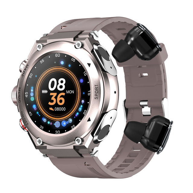 Newest BT Call Music Smartwatch Reloj Smart Watch T92 Pro Earphones 2 in 1 Smartwatch With Tws Earbuds Smart Watch T92