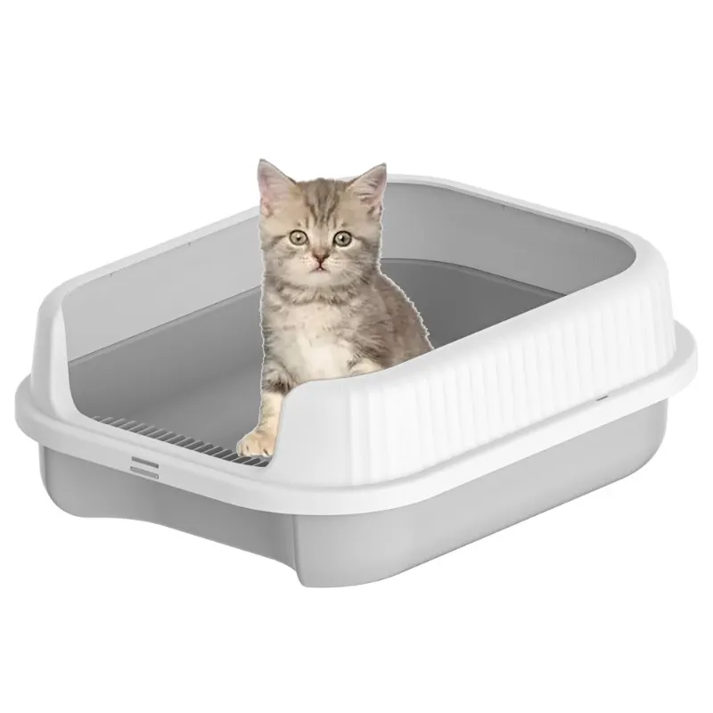Großhandel Haustier produkte Günstige Open Top Bunte Katze Katzen toilette Katze Training Katzen toilette Toilette