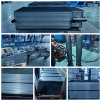 Radiador de Transformador Sumergido en Aceite, Radiador de Aletas Corrugadas de Acero SPCC de 310~520 mm, Refrigeración ONAN para Subestaciones