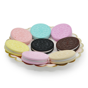 <span class=keywords><strong>Mordedor</strong></span> de Silicona para Bebés, Libre de BPA, Suave, en Forma de Galleta - Product Image 1