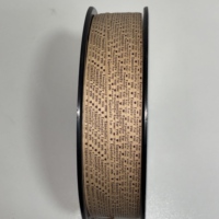 Fanxing Premium Geprinte logo Kraftpapier Binddraad Twist Ties Rol Spoel voor Bakkerij Verzegelde Broodzak Verpakking
