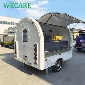 WECARE Carritos Foodtruck extérieur café bar à jus camion de crème glacée chariot à hot-dog Mini cuisine mobile remorques de nourriture entièrement équipées - Product Image 1