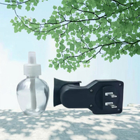 Diffuseur de parfum en bouteille de verre à mèche écologique pour les recharges de parfum mural à la maison ou au bureau